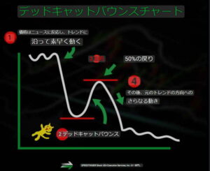 日本株の暴落後の急上昇はデッドキャットバウンス？一時的に日本株が上昇する(かも)しれない理由。