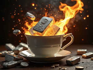銀は32.5ドルの抵抗線を突破!今後の銀価格予想と44年で形成された”カップウィズハンドル”とは?