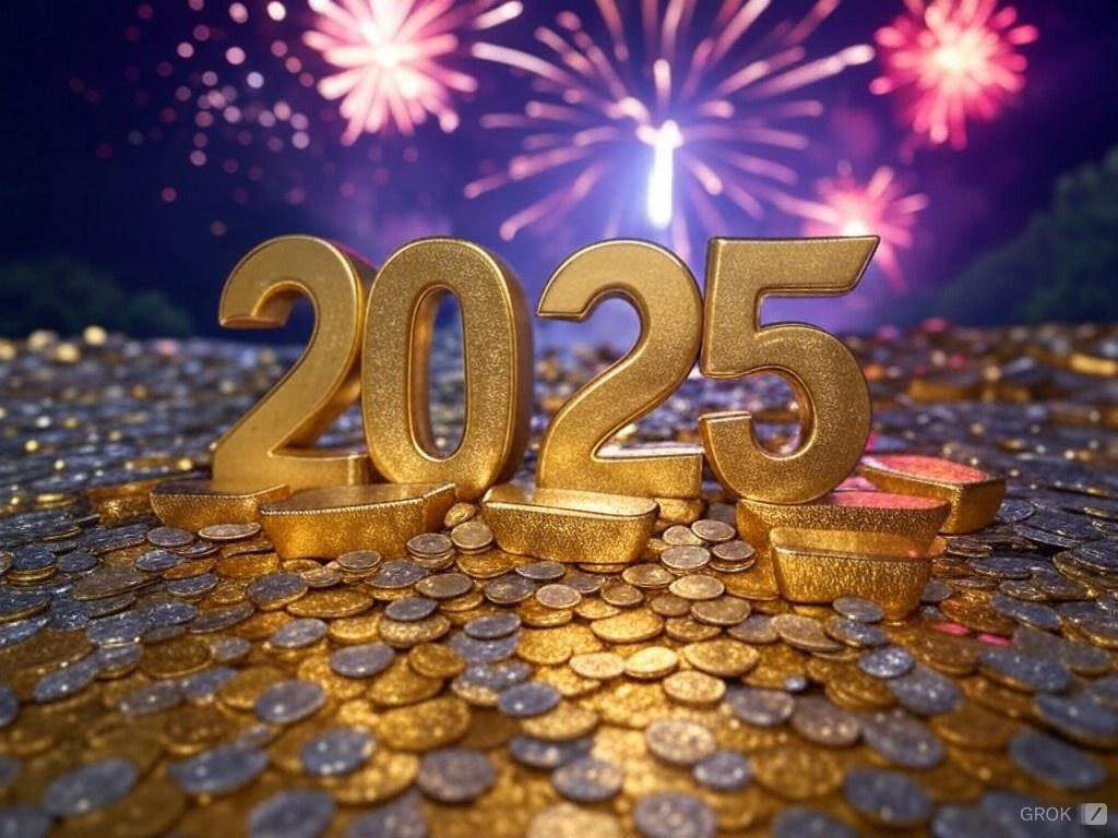 2024年金のパフォーマンスはS&Pを上回る！2025年の金銀価格3つのシナリオとは？